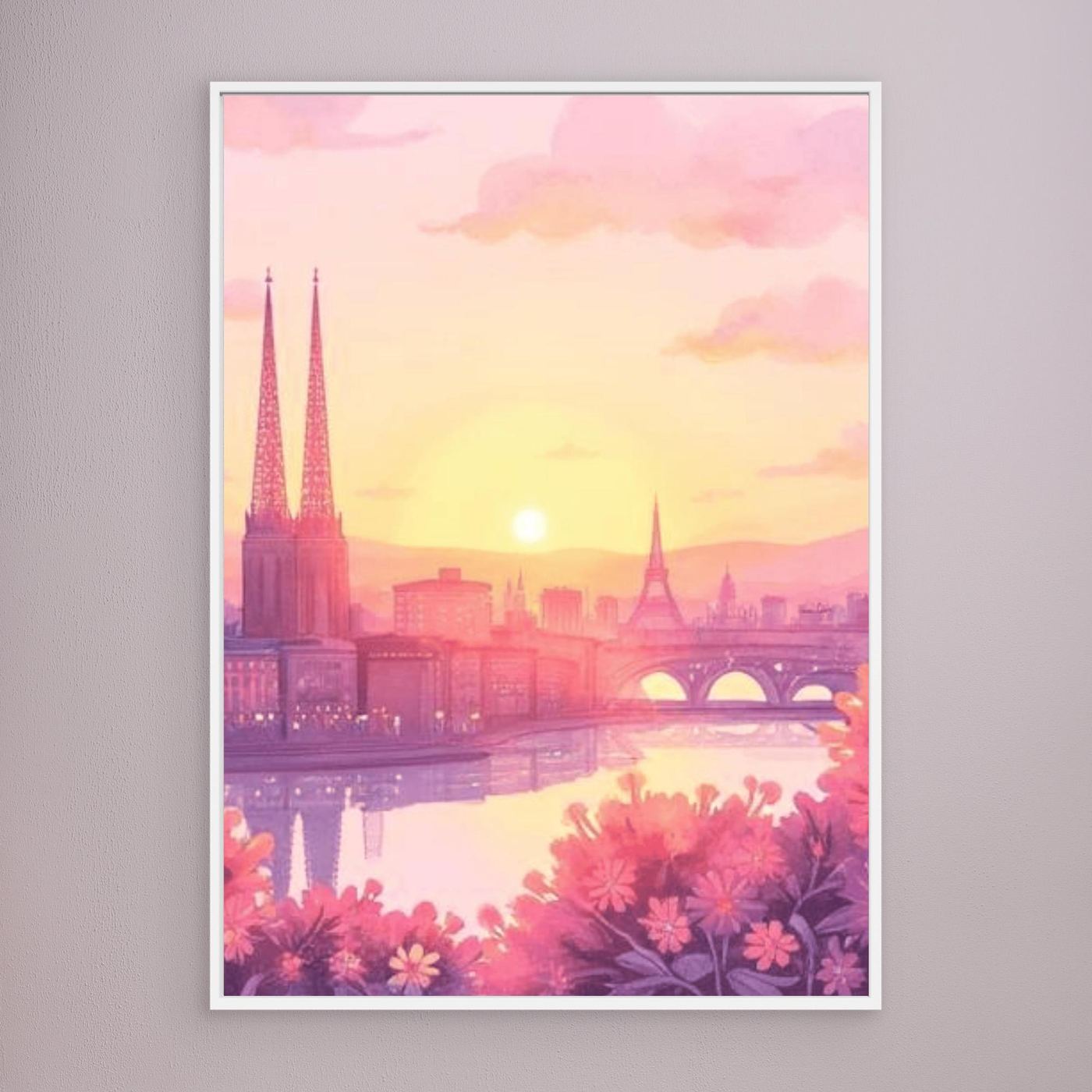 The golden hour — Seine at sunset