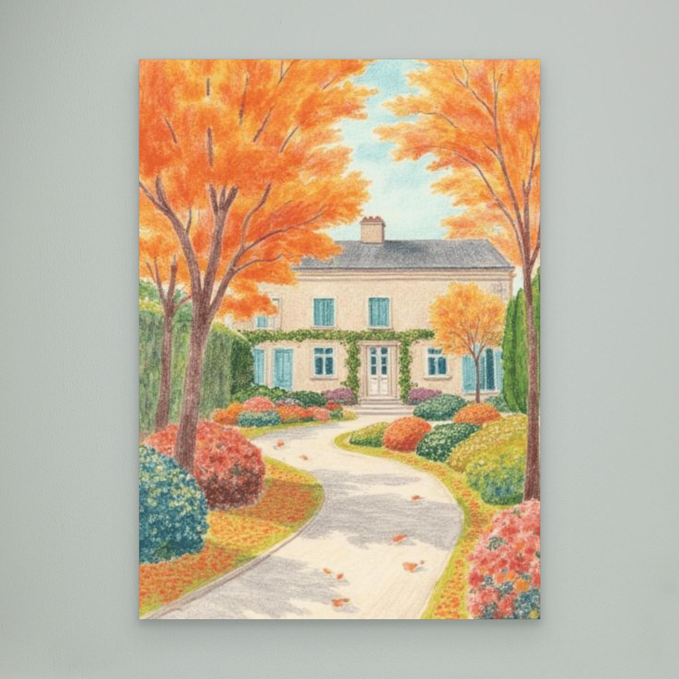 The ivy manor, golden autumn