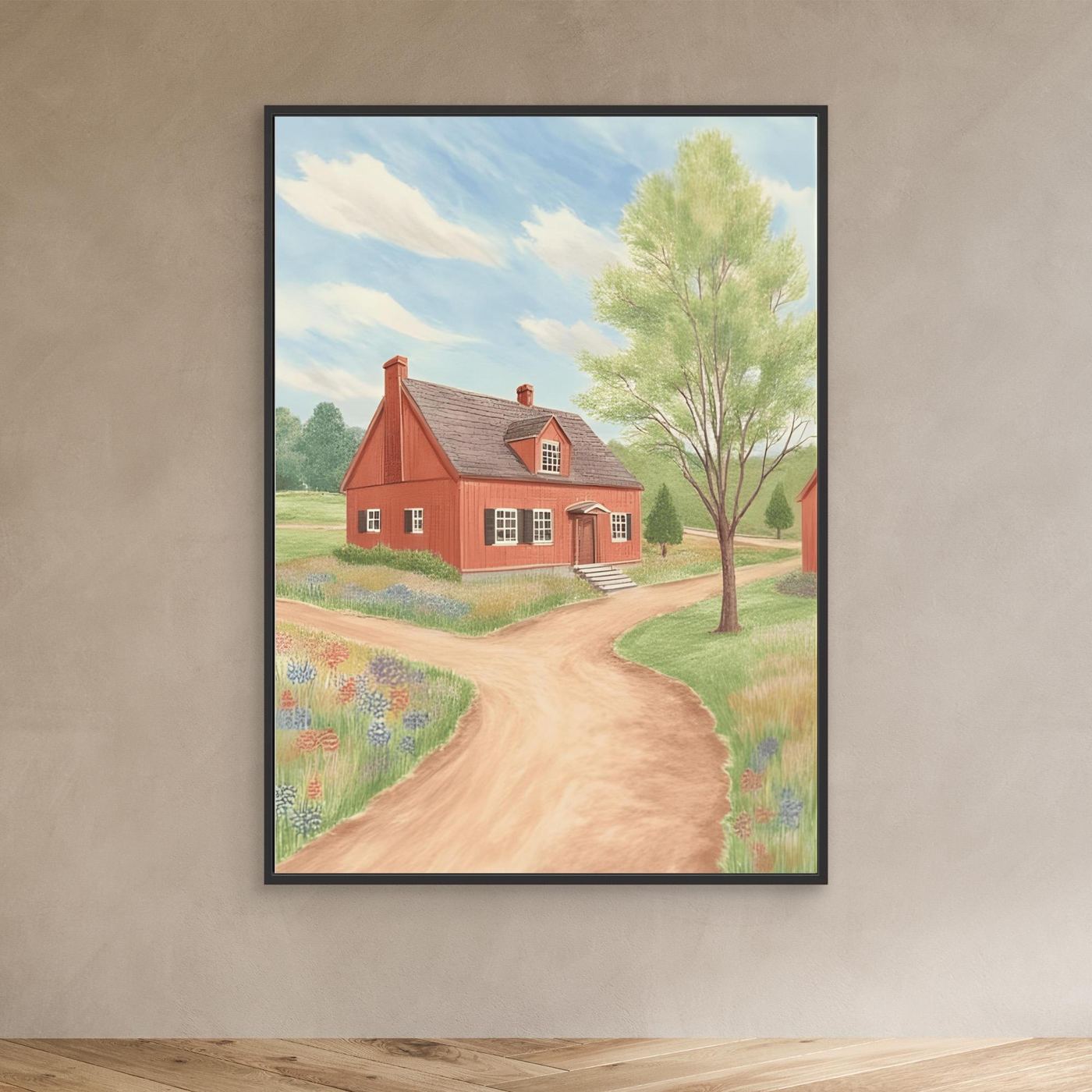 The Red House at the Crossroads