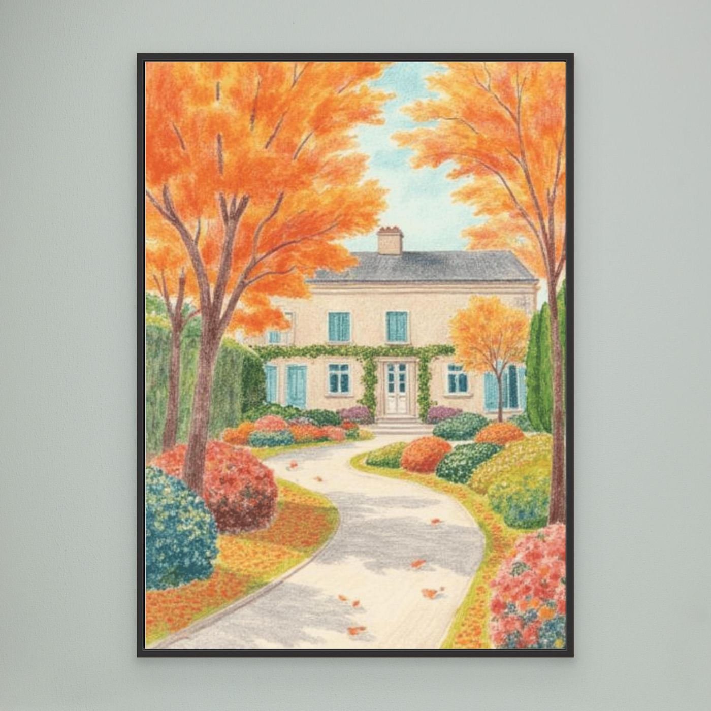 The ivy manor, golden autumn