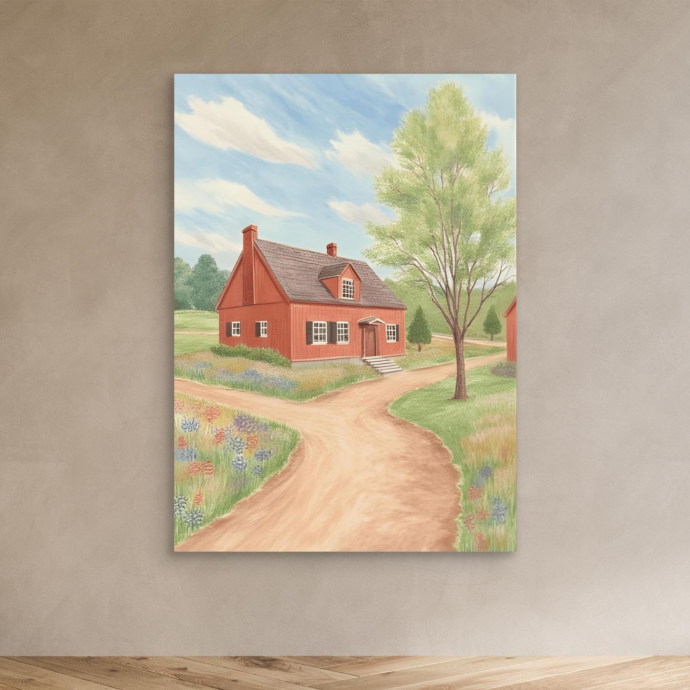 The Red House at the Crossroads