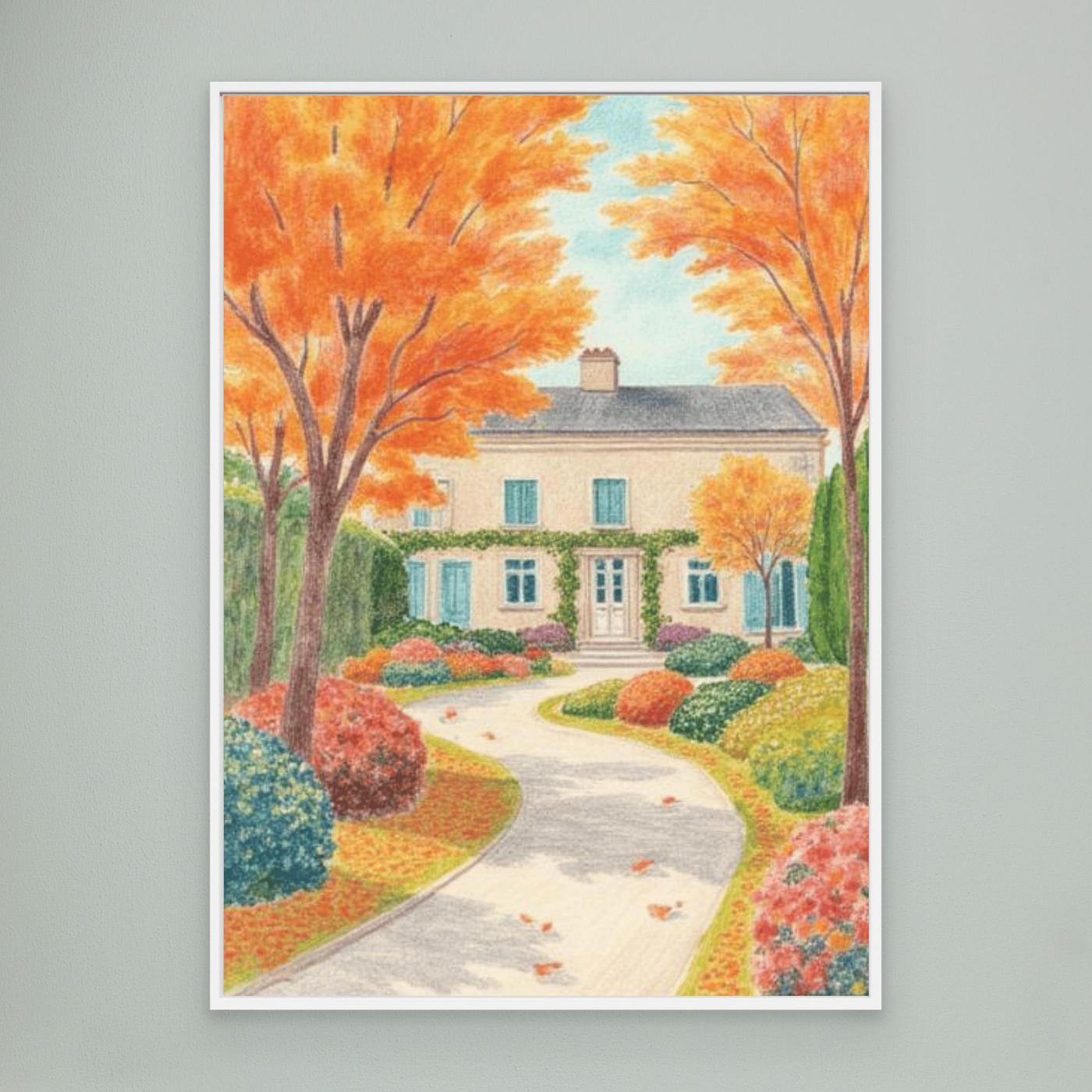The ivy manor, golden autumn