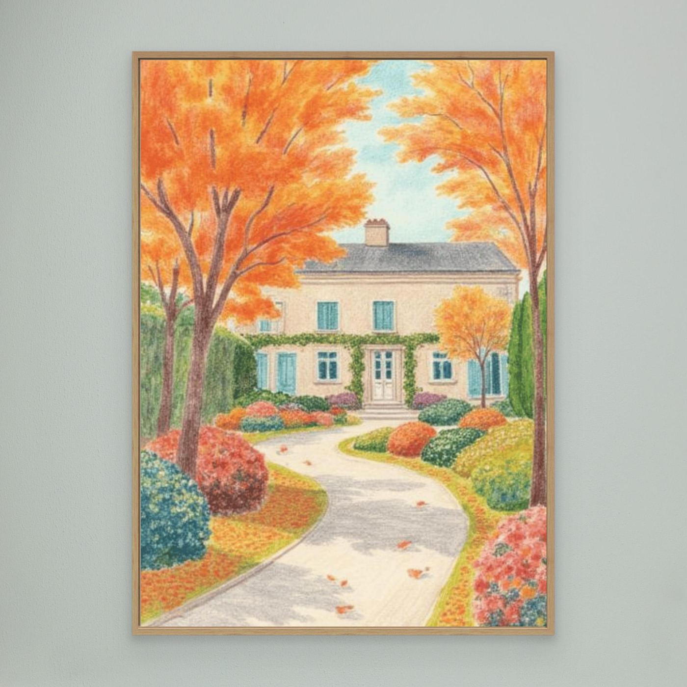 The ivy manor, golden autumn