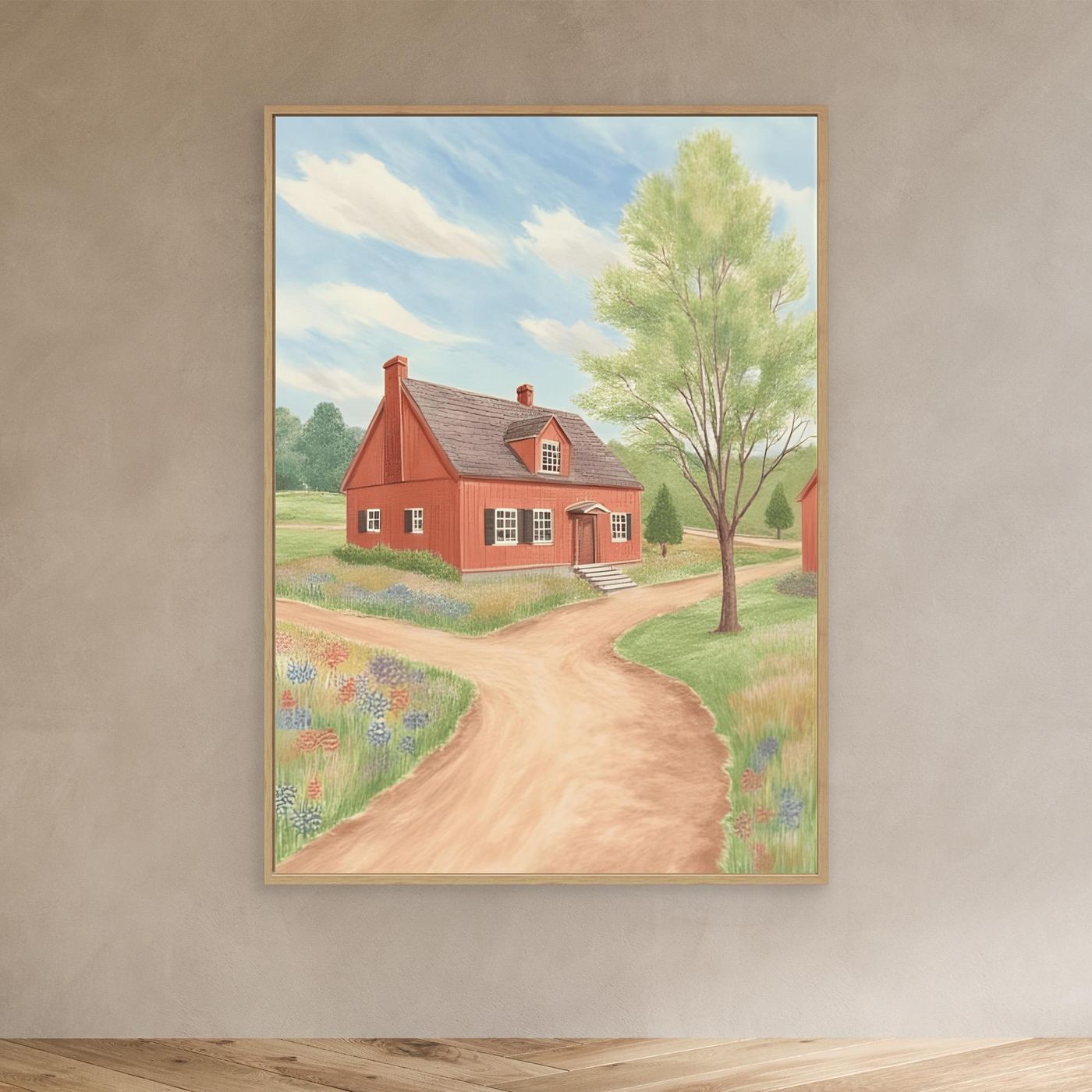 The Red House at the Crossroads