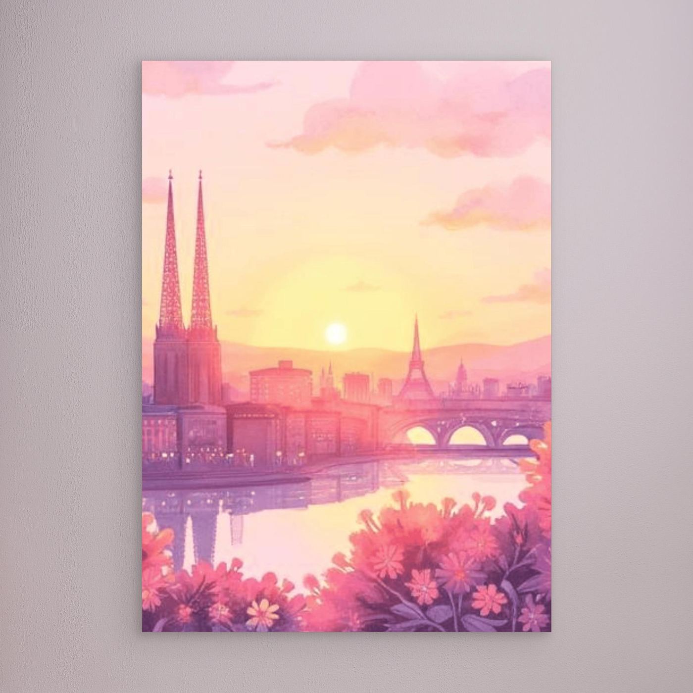 The golden hour — Seine at sunset