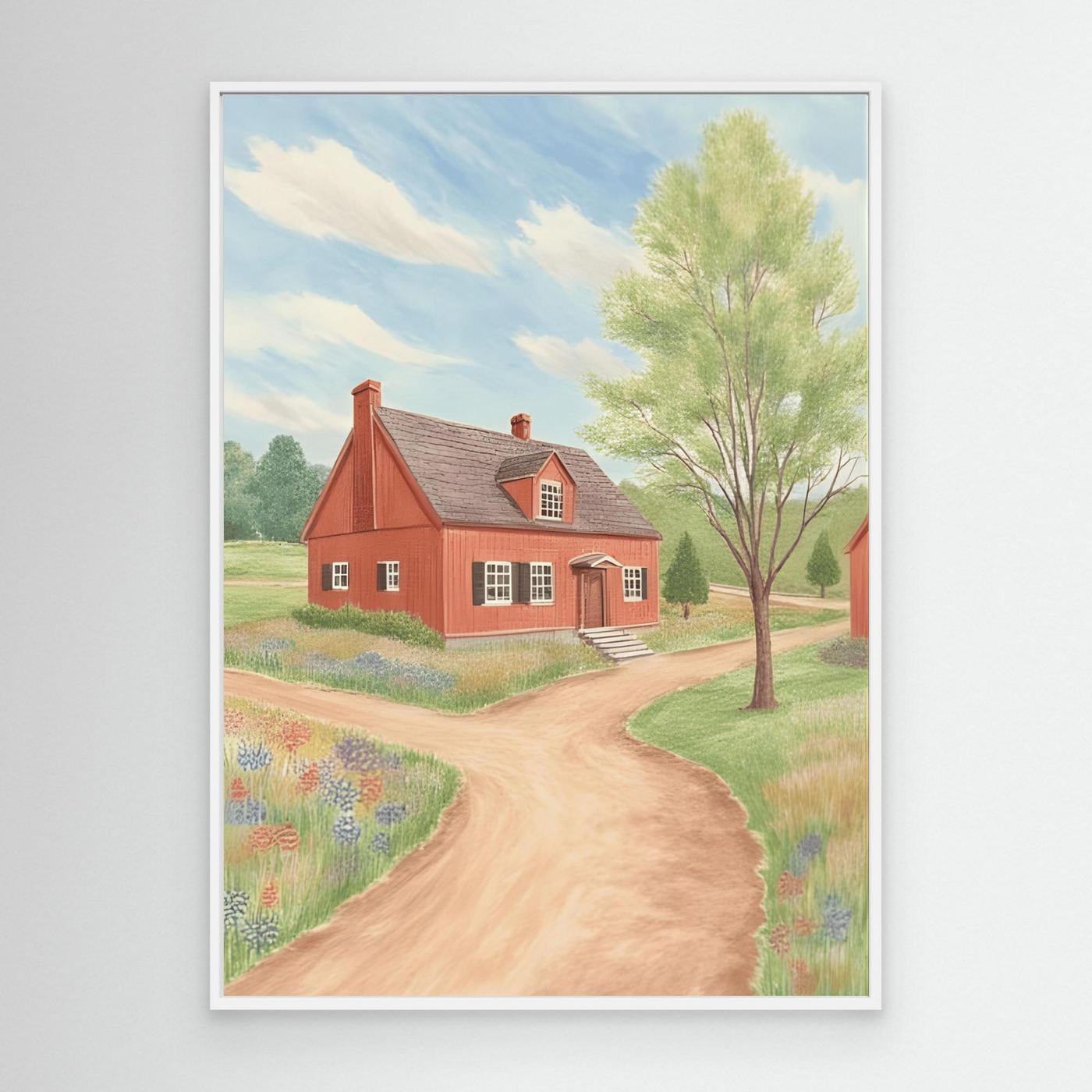 The Red House at the Crossroads
