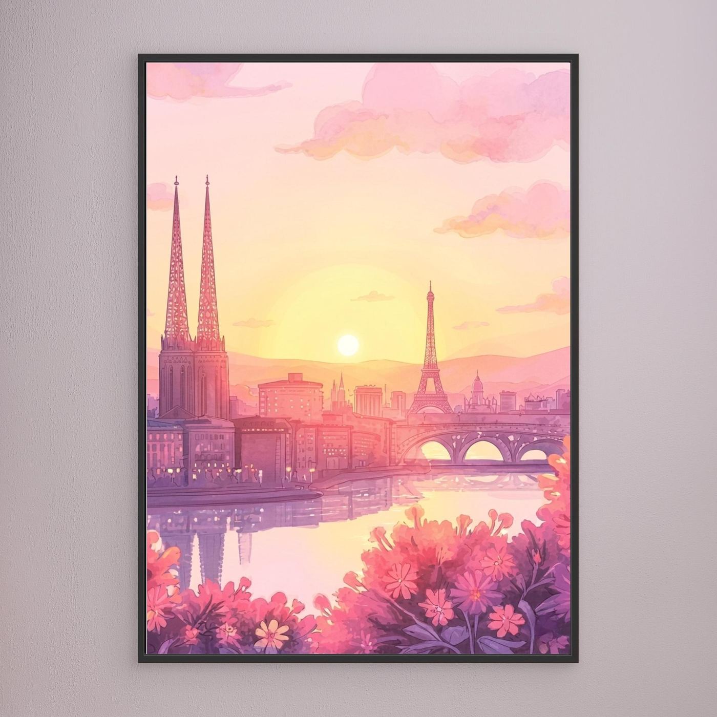 The golden hour — Seine at sunset