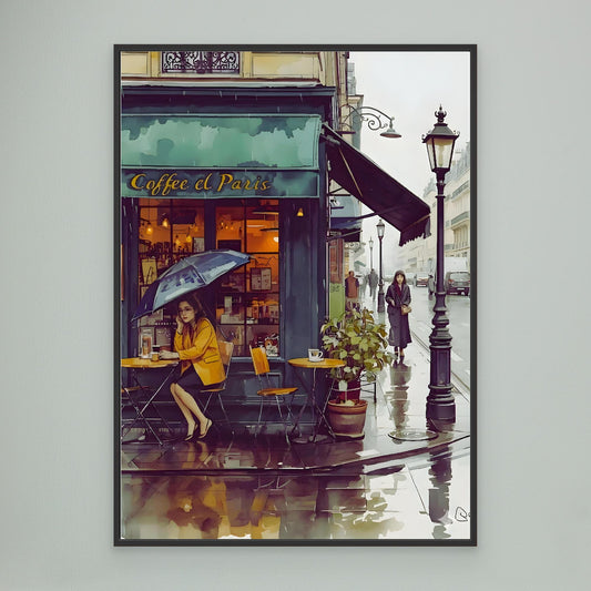 Rainy afternoon, Coffee el Paris