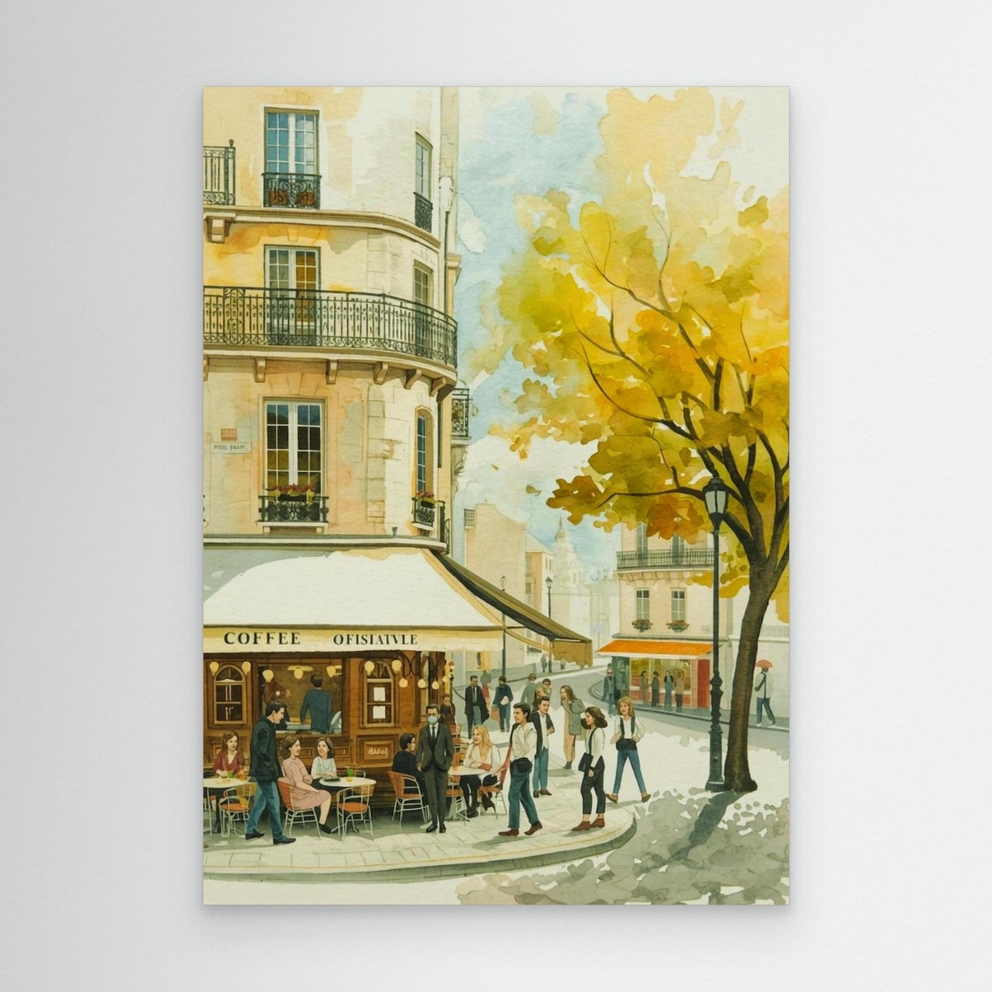 Autumn corner, Montmartre