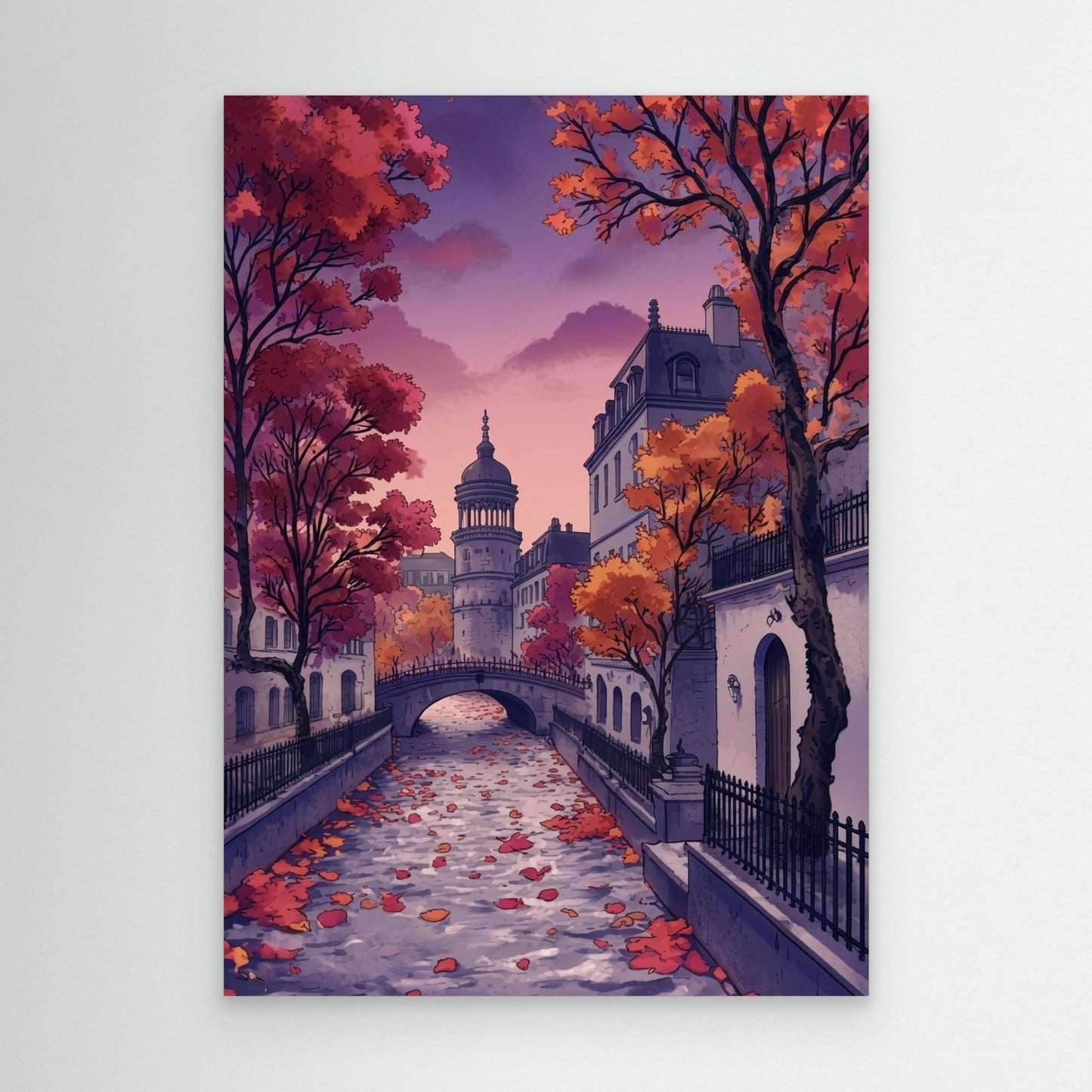 Autumn canal, the dome