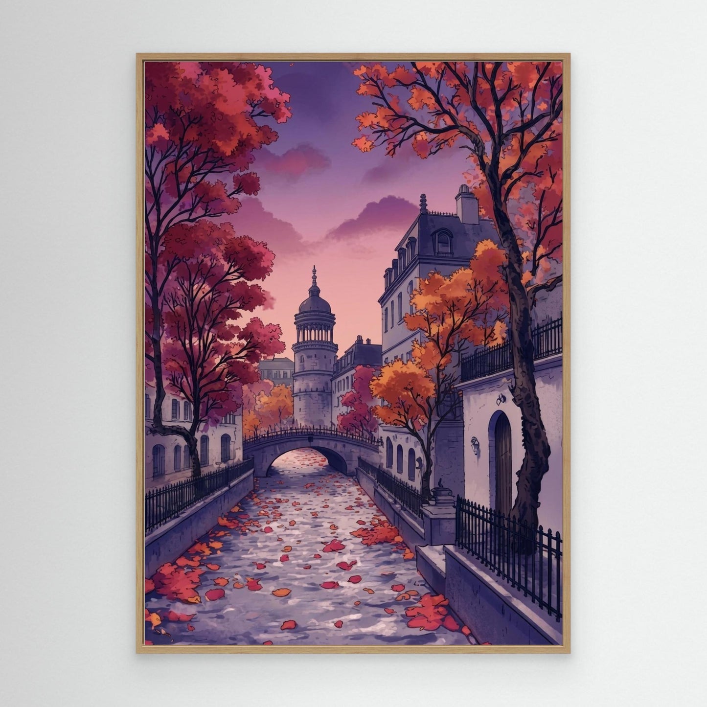 Autumn canal, the dome