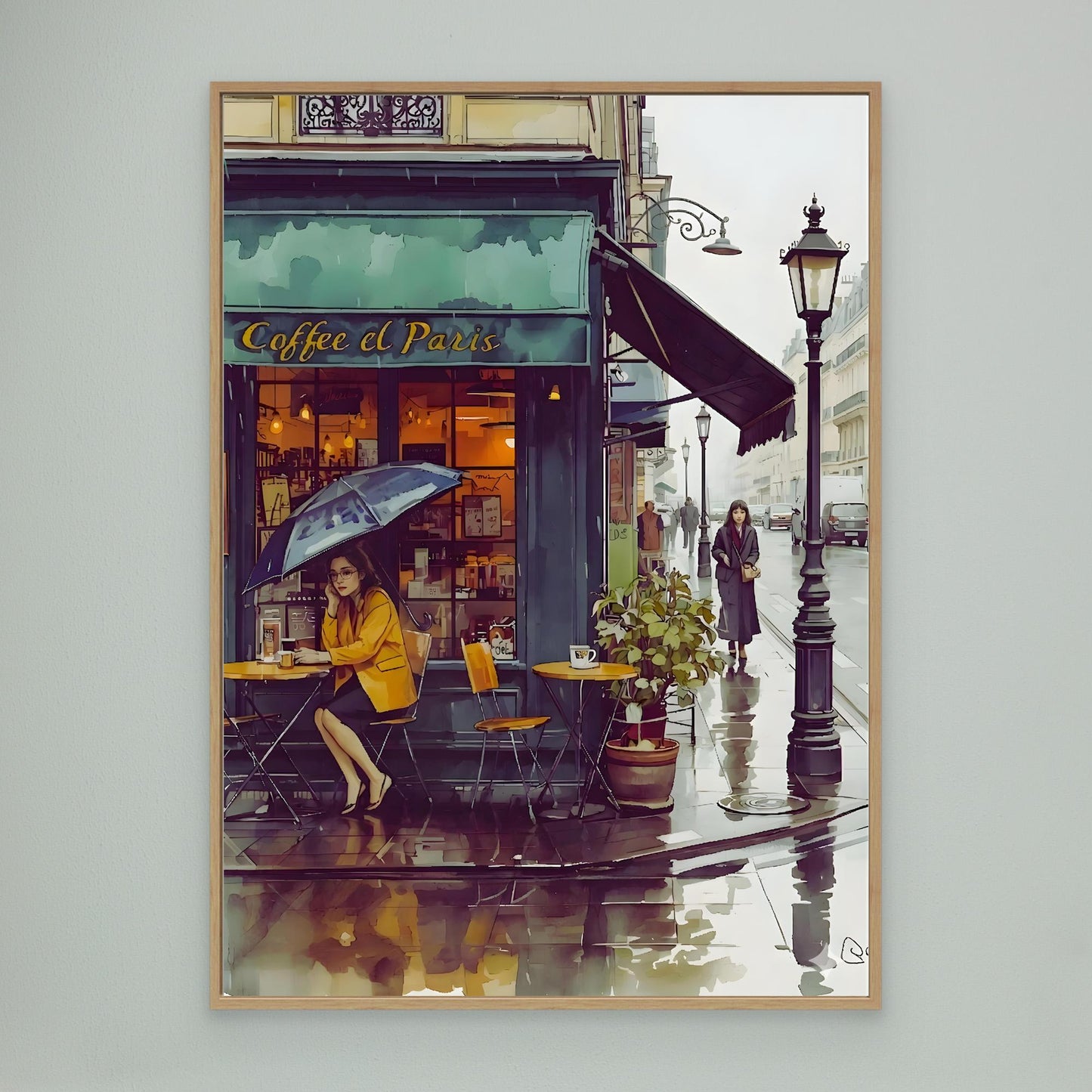Rainy afternoon, Coffee el Paris