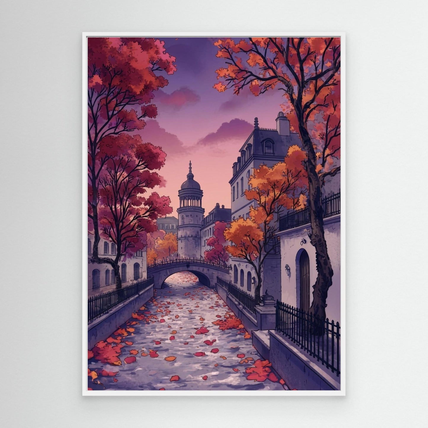 Autumn canal, the dome