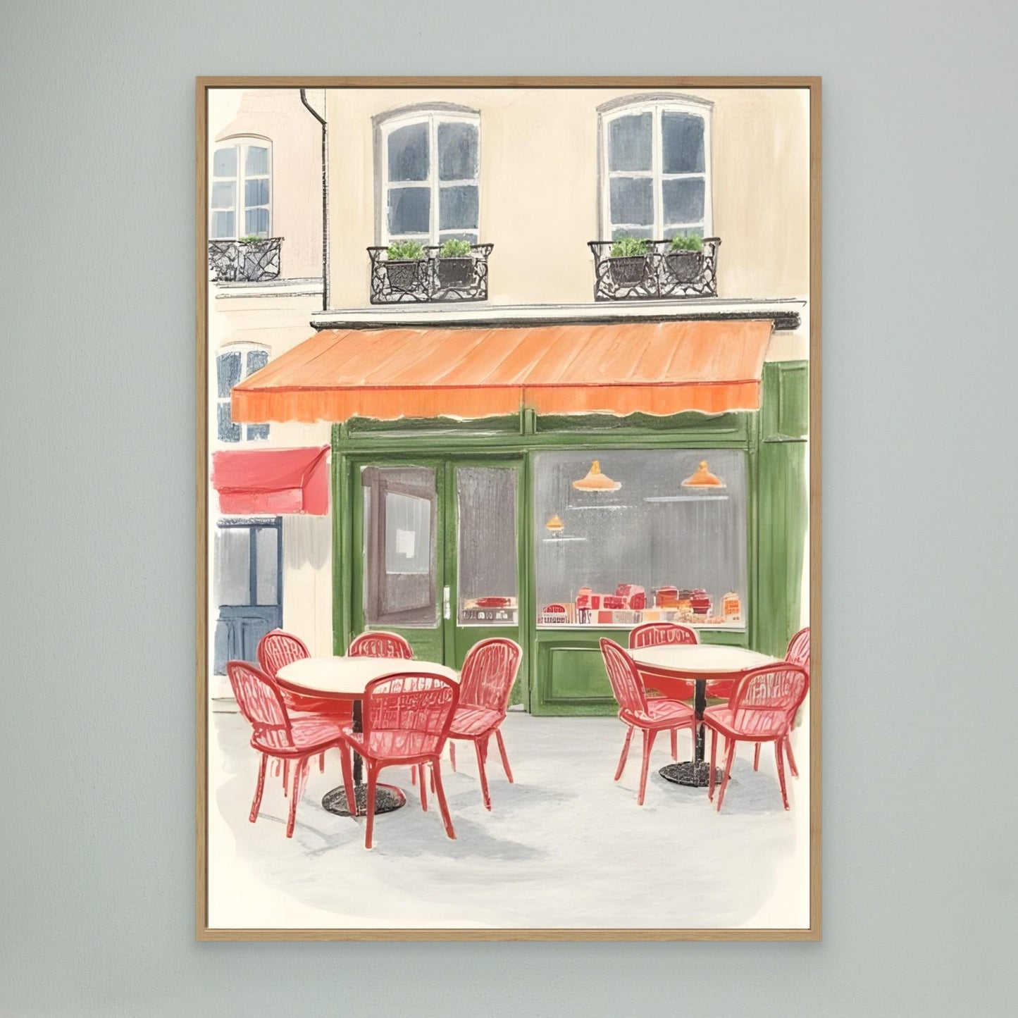 The green pâtisserie