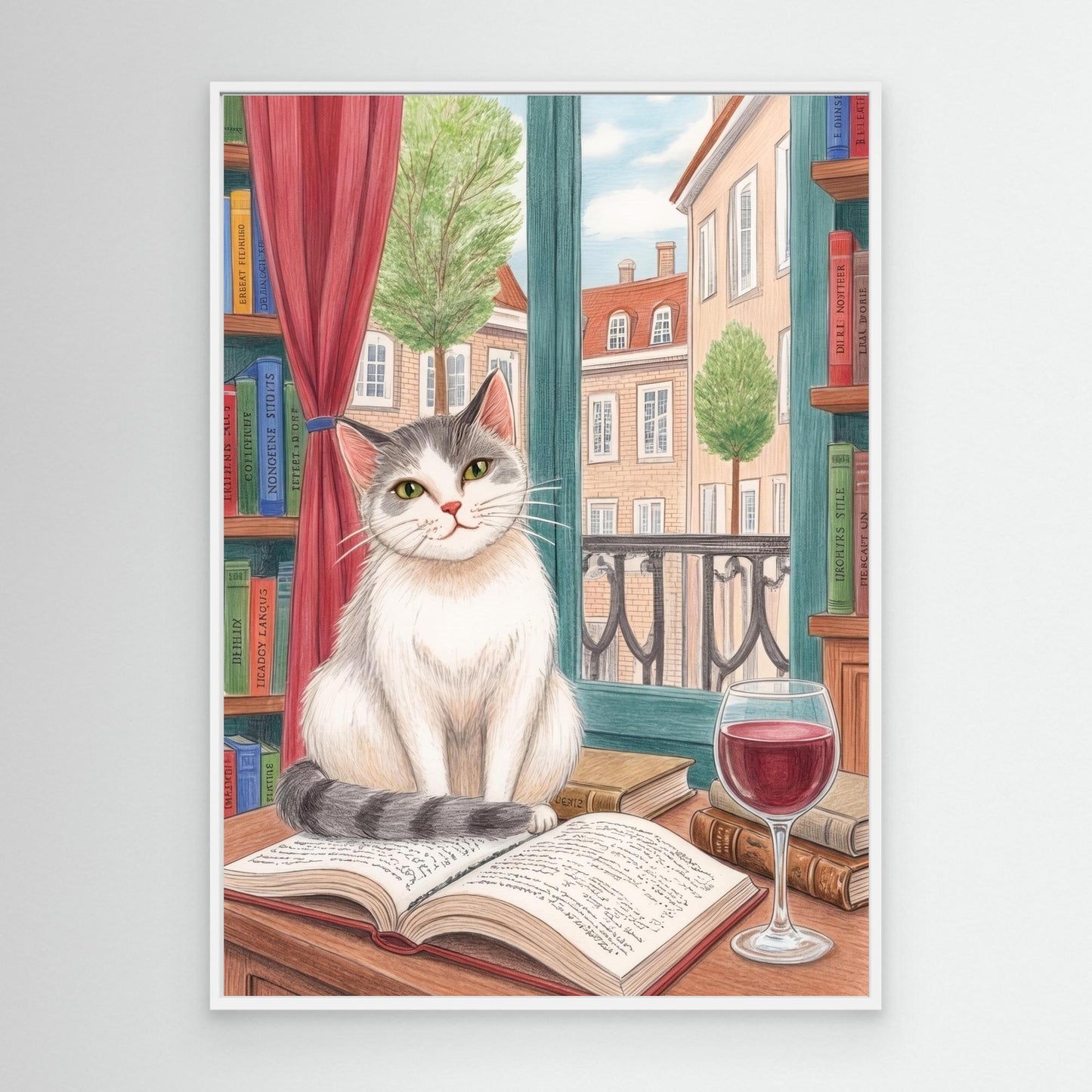 The Parisian bookshop cat