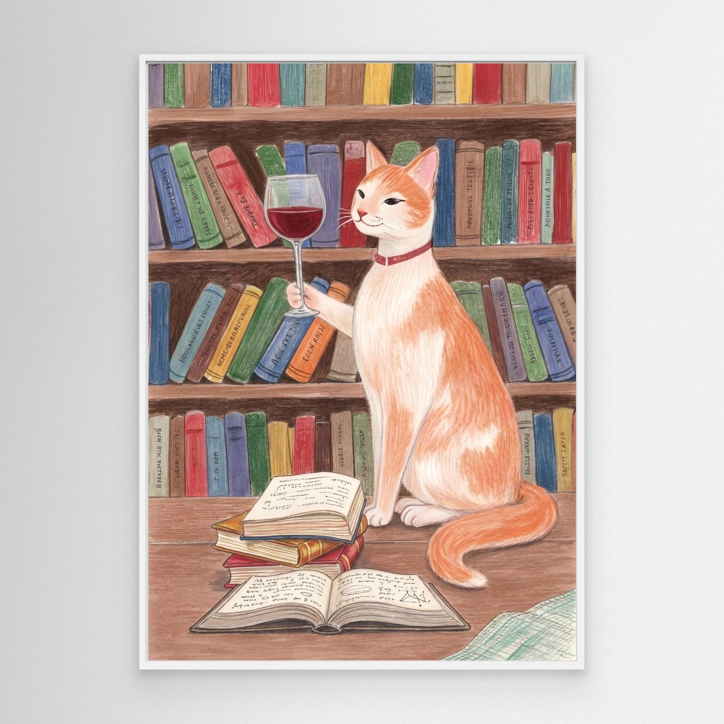 The scholar cat