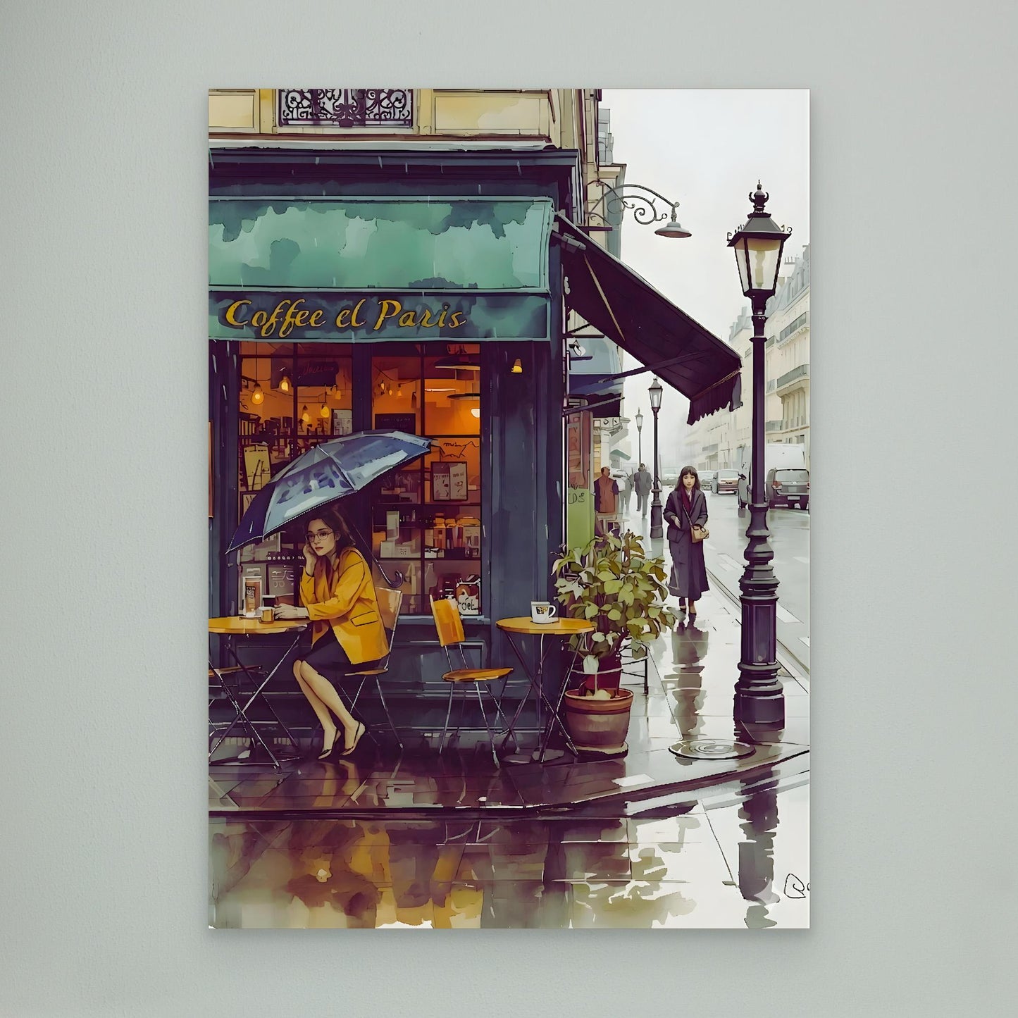 Rainy afternoon, Coffee el Paris