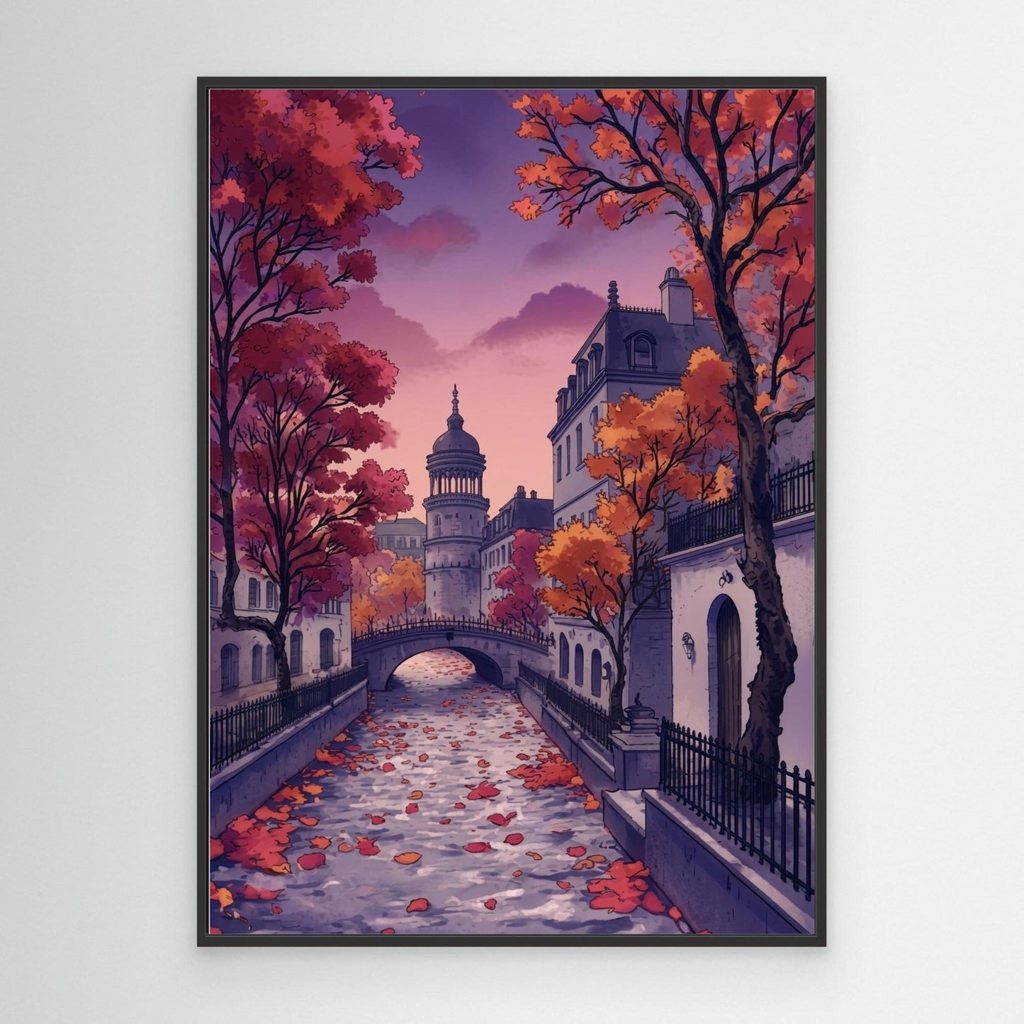 Autumn canal, the dome