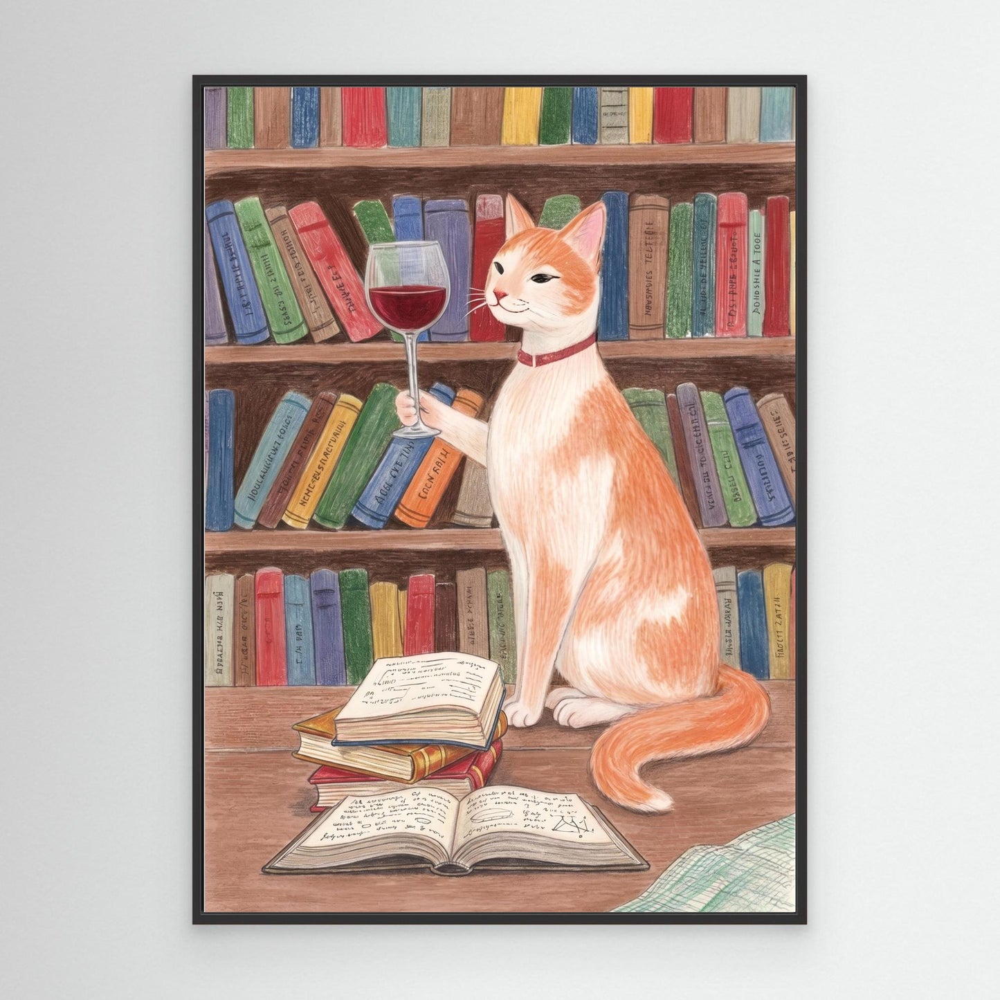 The scholar cat