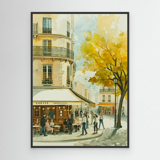 Autumn corner, Montmartre