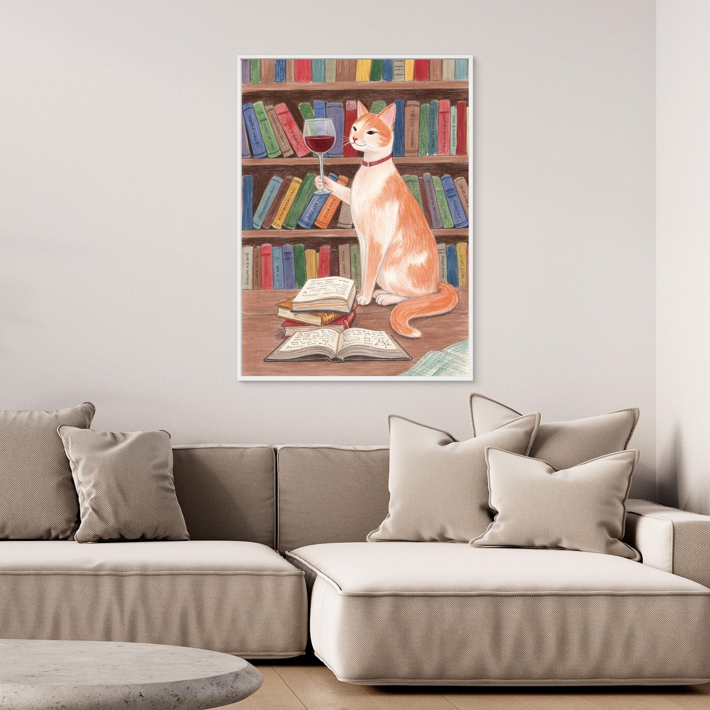 The scholar cat