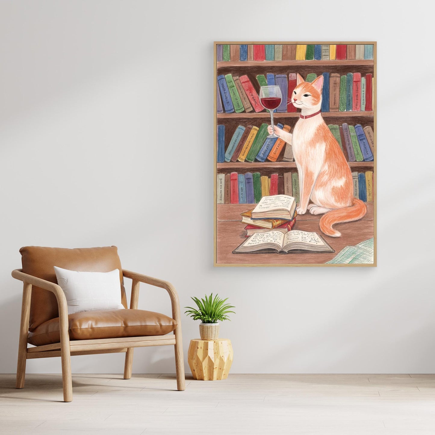 The scholar cat