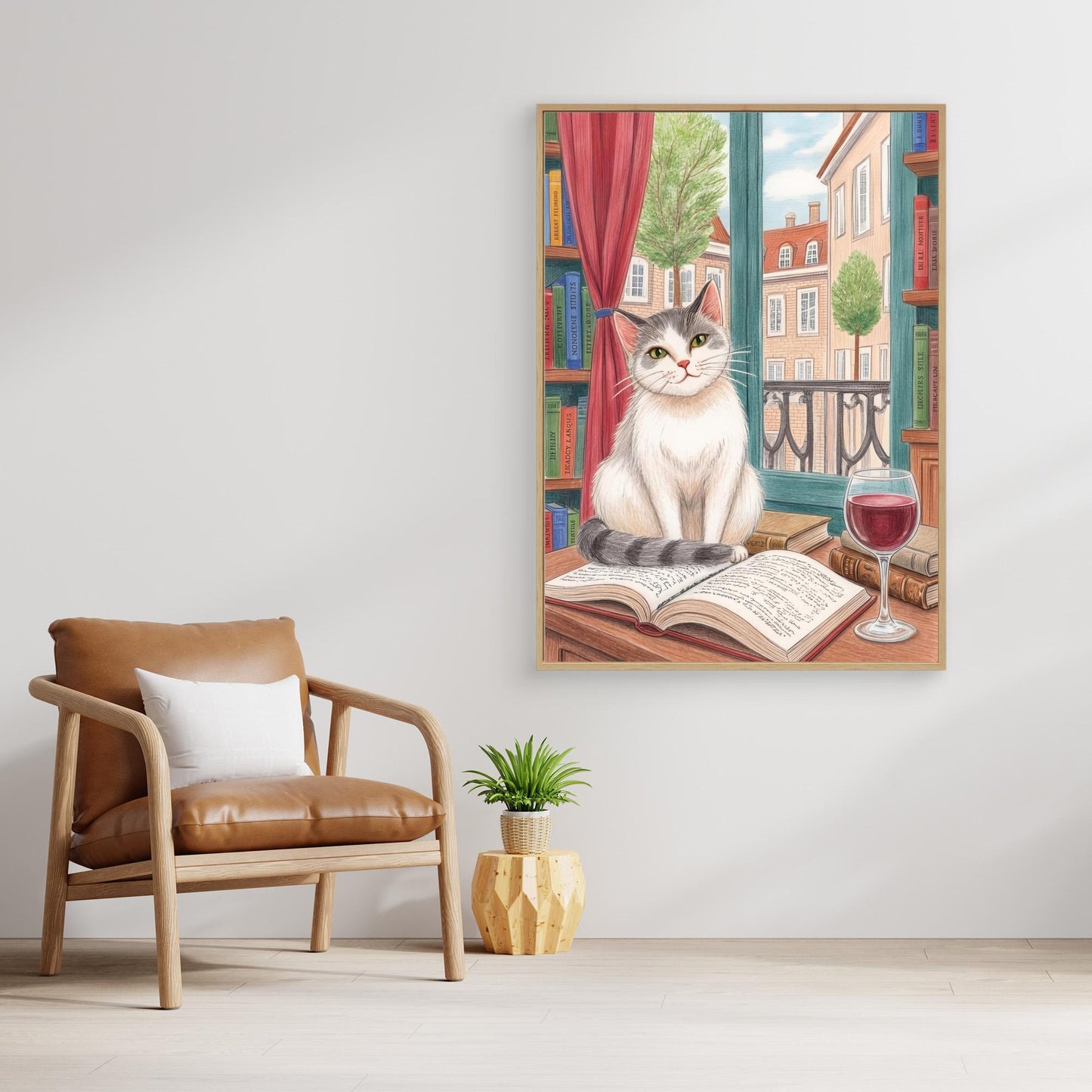 The Parisian bookshop cat