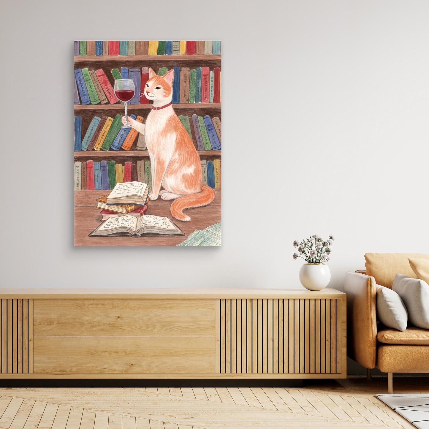 The scholar cat