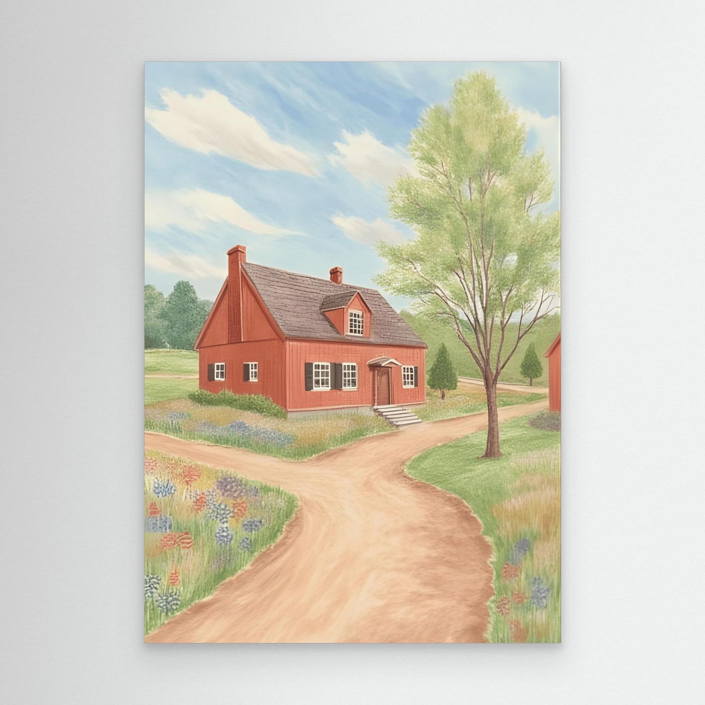 The Red House at the Crossroads